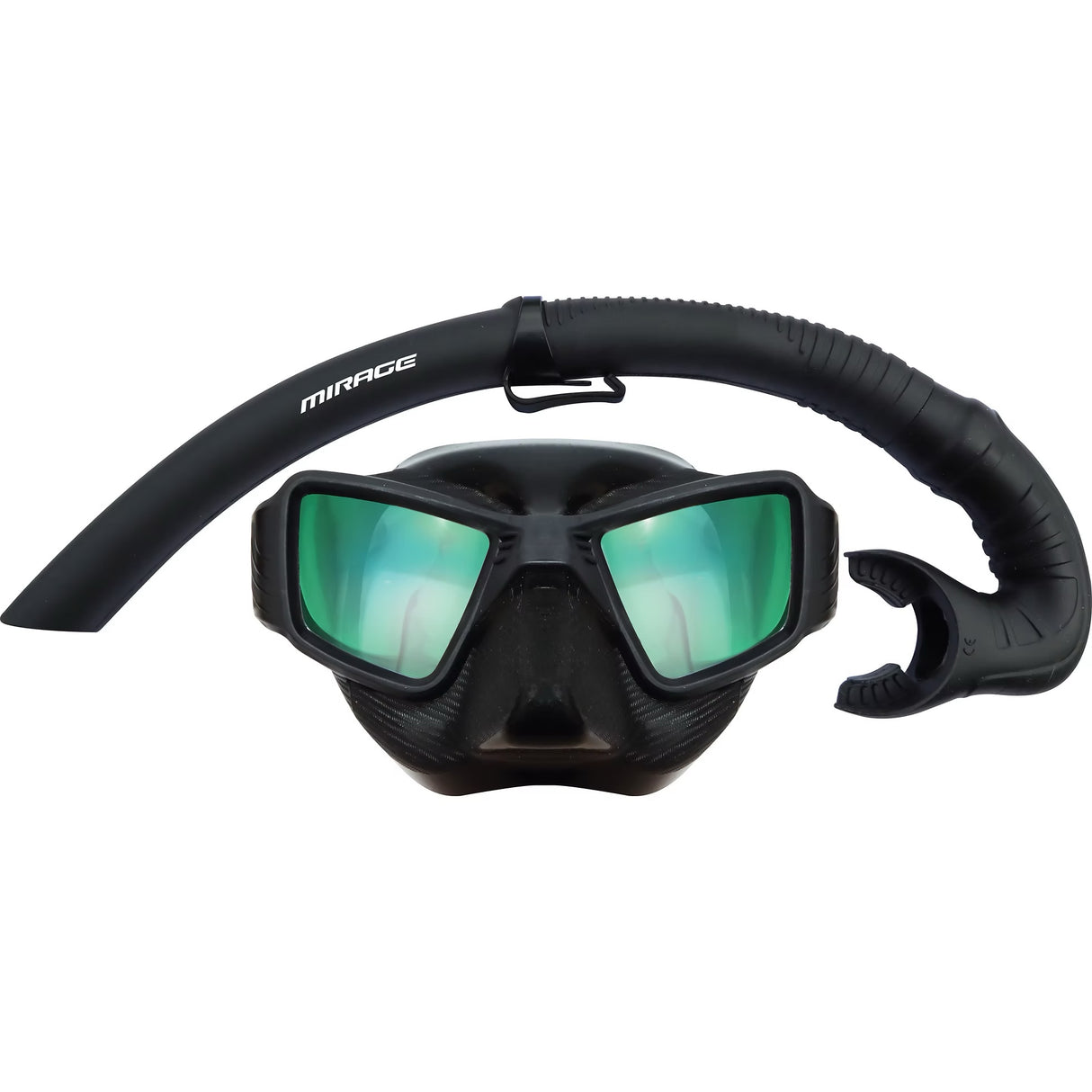 Mirage Assassin Adult Mask And Snorkel Set Black