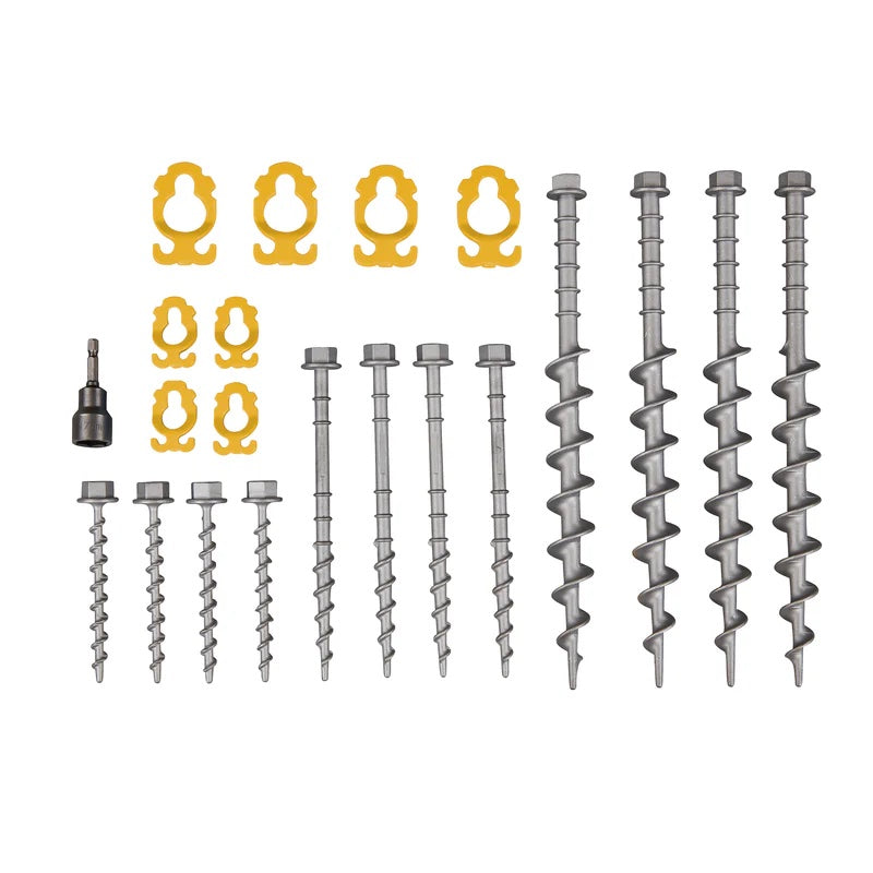 OZTRAIL SCREW-IN ALUMINIUM PEG 22 PIECE