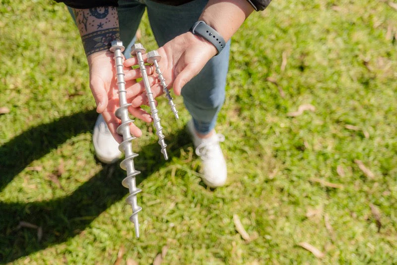 OZTRAIL SCREW-IN ALUMINIUM PEG 22 PIECE