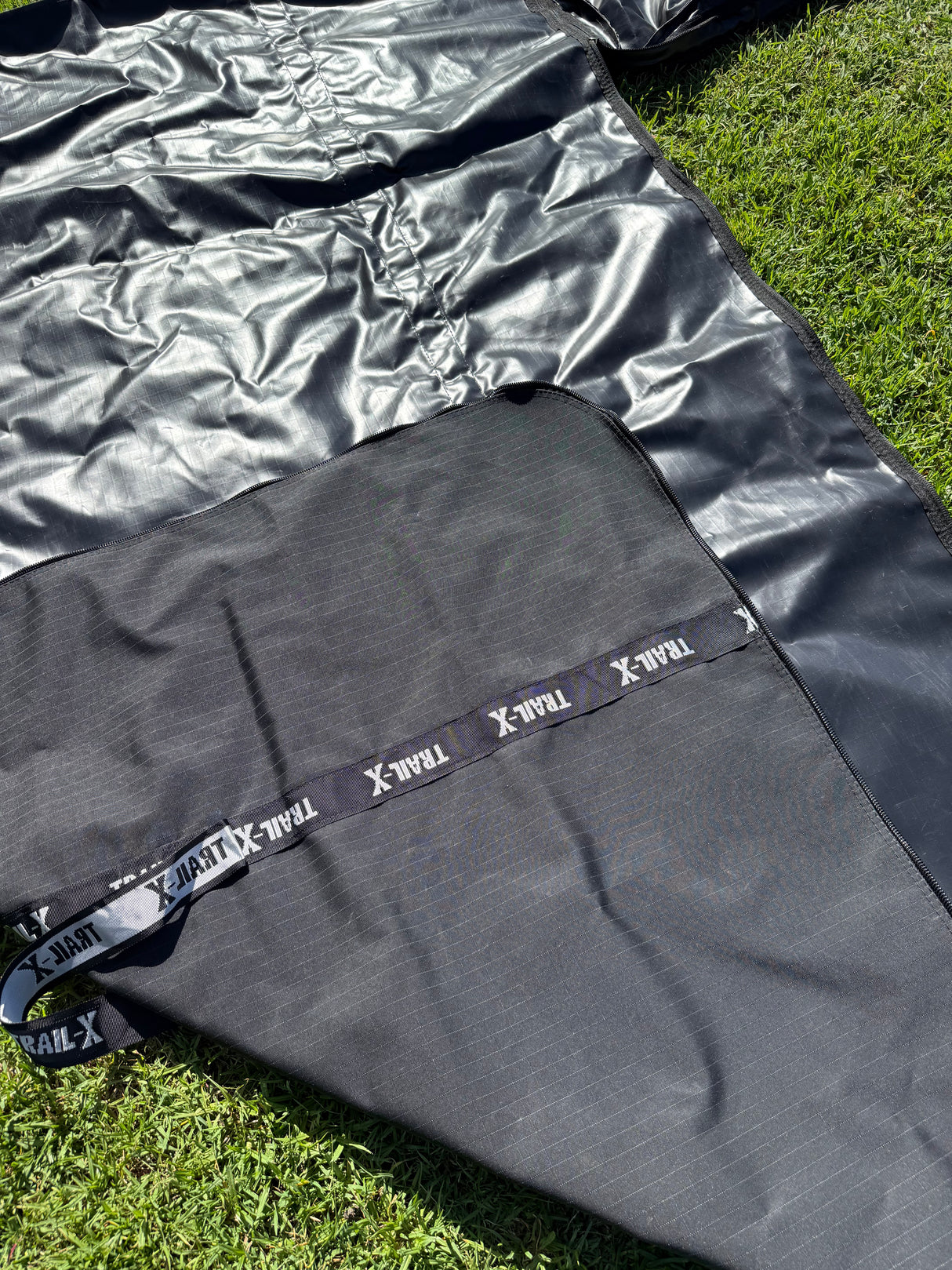 Trail-X O.G Xtreme Double Swag | 100mm Mat | Midnight Fly | 12V Light |Carry Bag