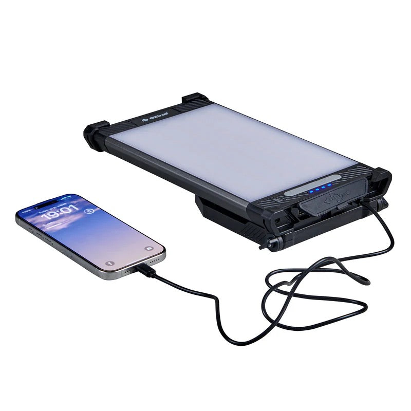 OZTRAIL LUMOS PANEL 2000 CAMP LIGHT