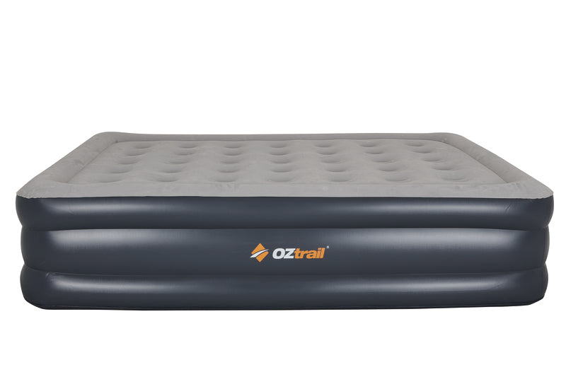OZTRAIL DUOCOMFORT QUEEN 12V/240V AIR BED