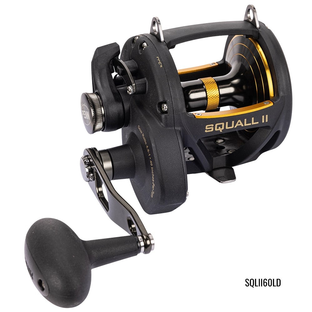 Penn Squall II Lever Drag Overhead Reels