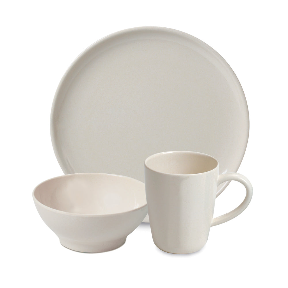 Campfire Bamboo Dinner Set 12pc - Cream