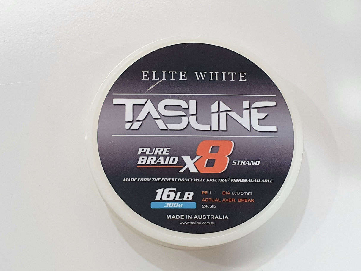 Tasline Elite White 300m Spools
