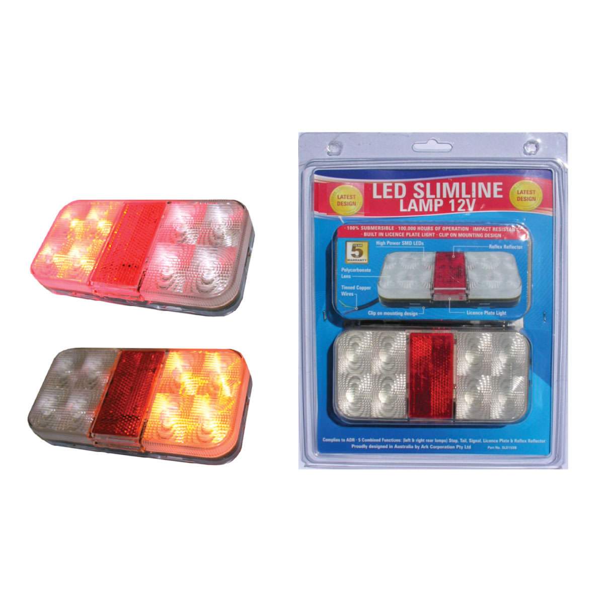 BLA Waterproof LED Combo Trailer Lights 214024