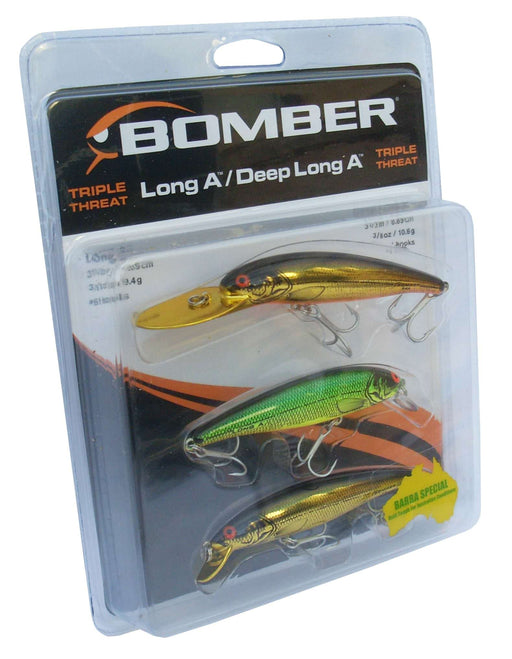 Bomber Long A Mixed 3 Pack Lures