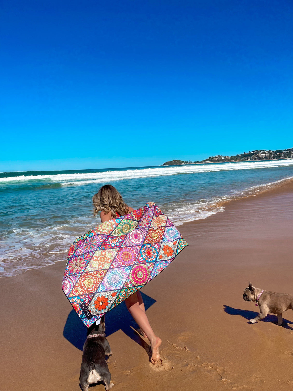 Alohra Sand Free Beach Towels Bohemian Rapsody