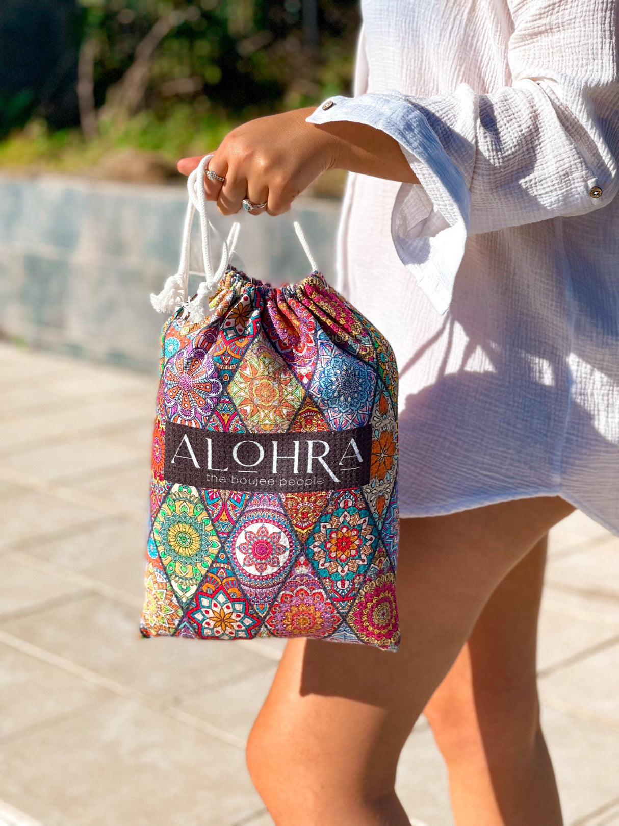 Alohra Sand Free Beach Towels Bohemian Rapsody
