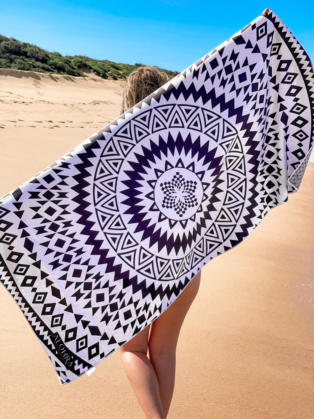 Alohra Sand Free Beach Towels Slim Shady
