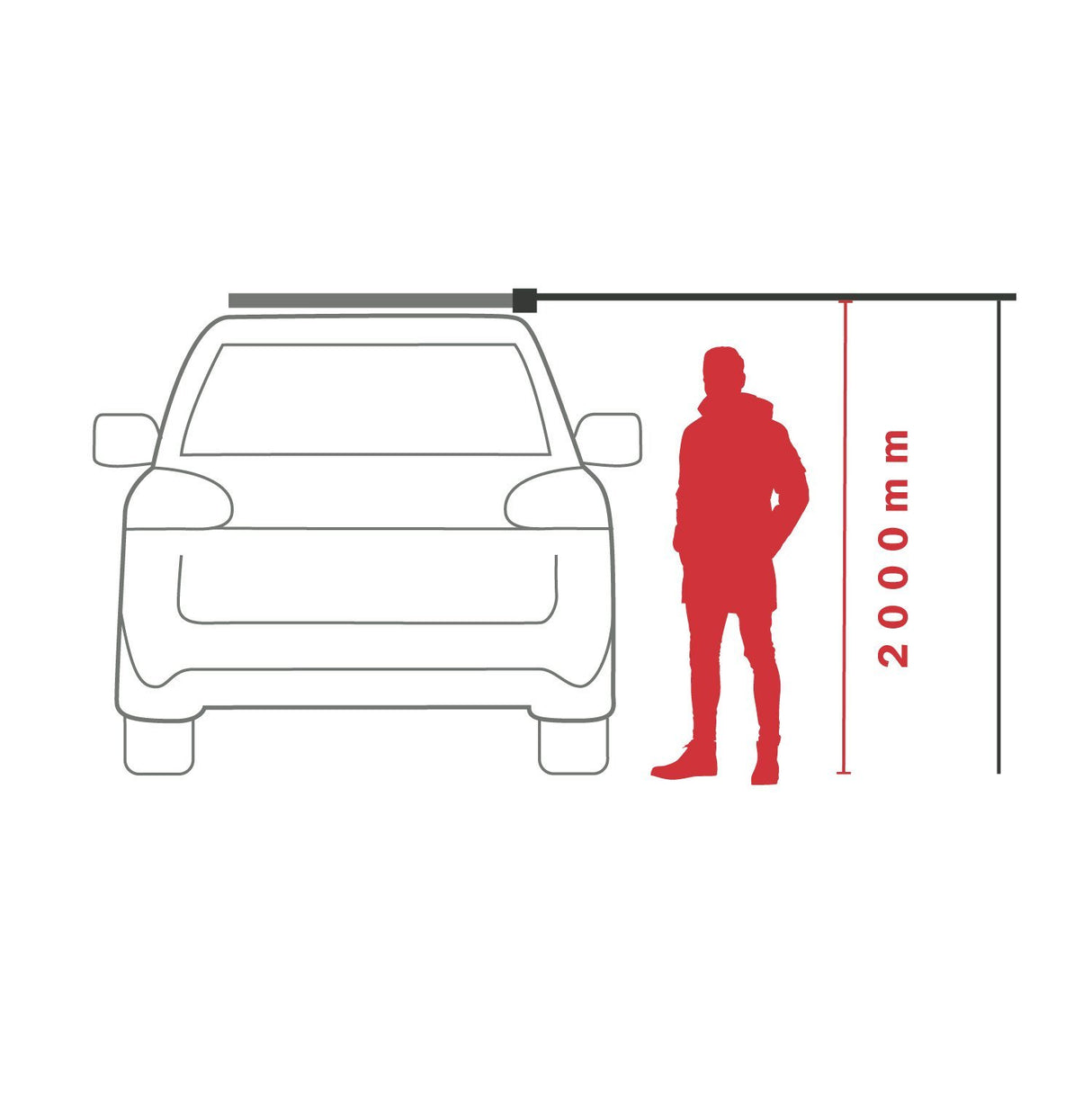 Darche Kozi 2X2.5m Awning