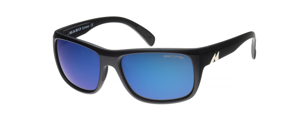 Mako 9601 Apex Matte Black Frame Glasses