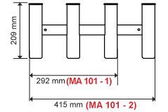 Oceansouth Stainless Steel Rod Racks