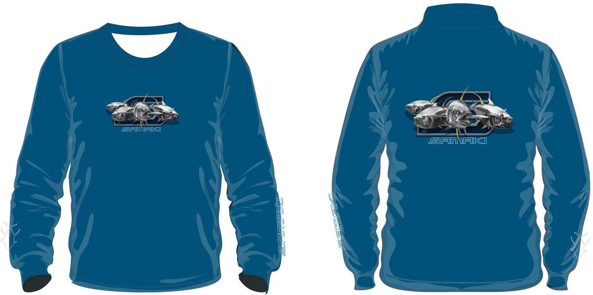 Samaki Stealth Tuna Adult Fishing Shirts