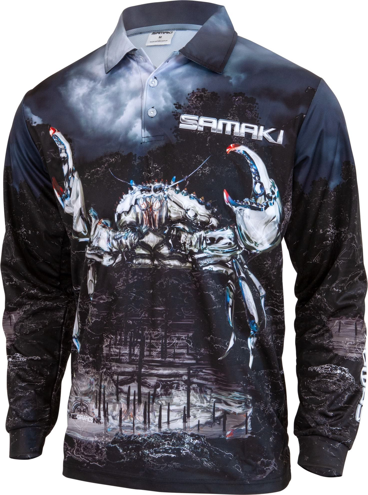 Samaki Metallic Mudddie Jnr Fishing Shirts