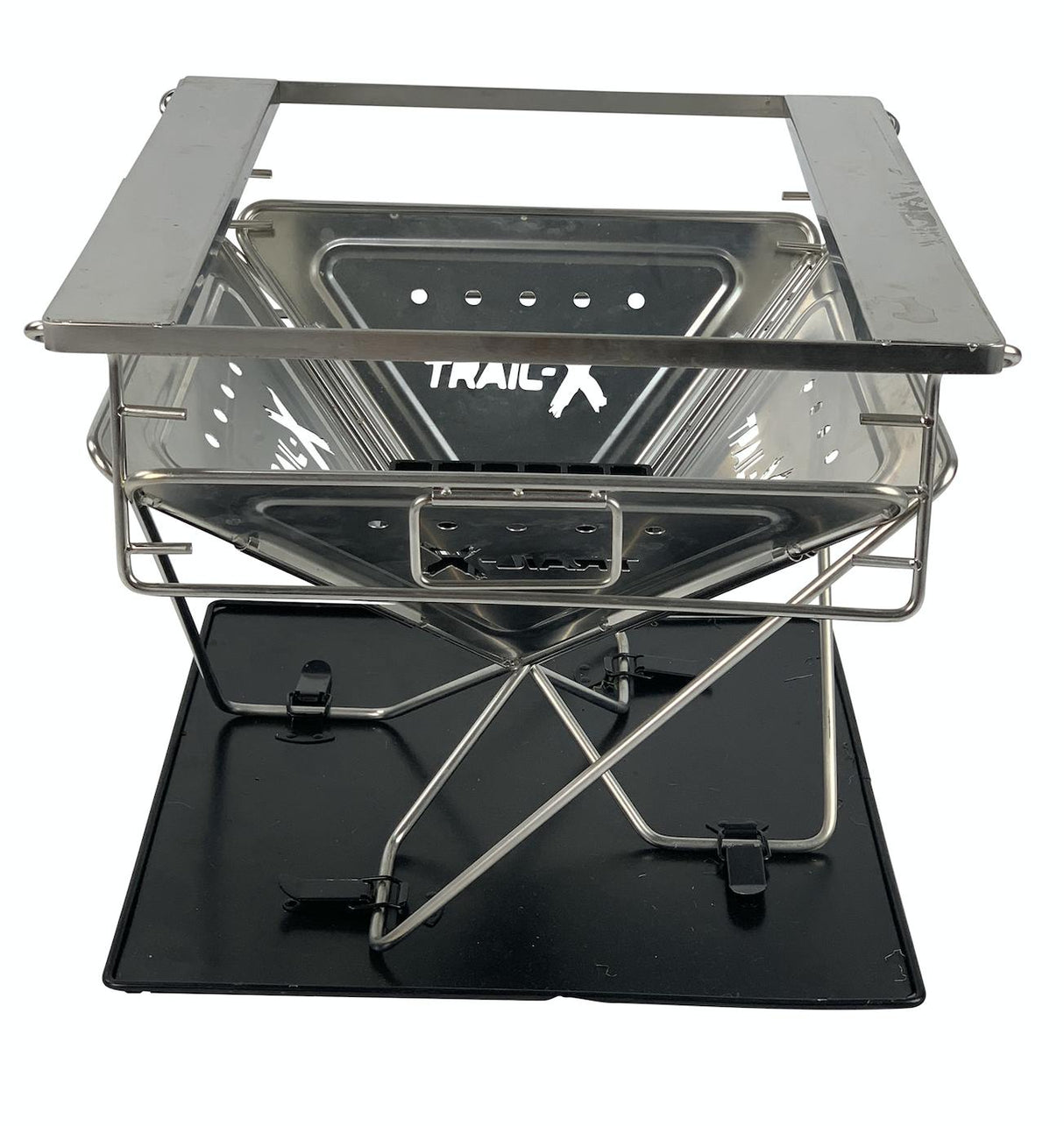 Trail-X Heavy Duty Stainless Steel Large BBQ Fire Pit
