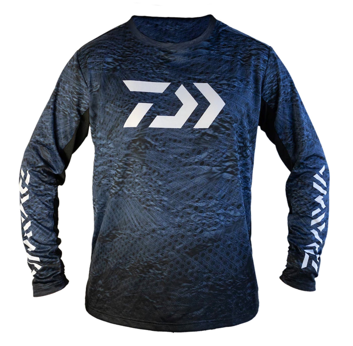 Daiwa Ripple Jersey Navy Fishing Shirts