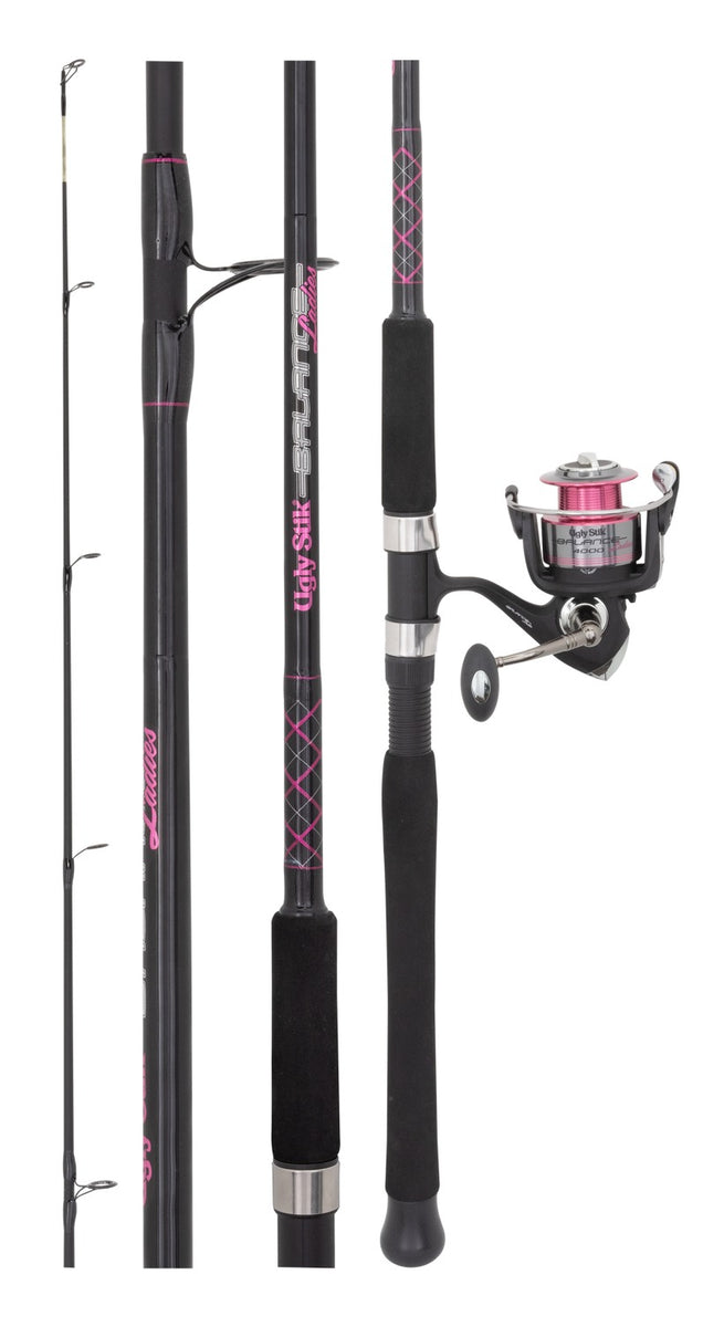 pink ugly stik fishing rod Ugly Stick Balance Ladies Combos – Freddys Fishing & Outdoors