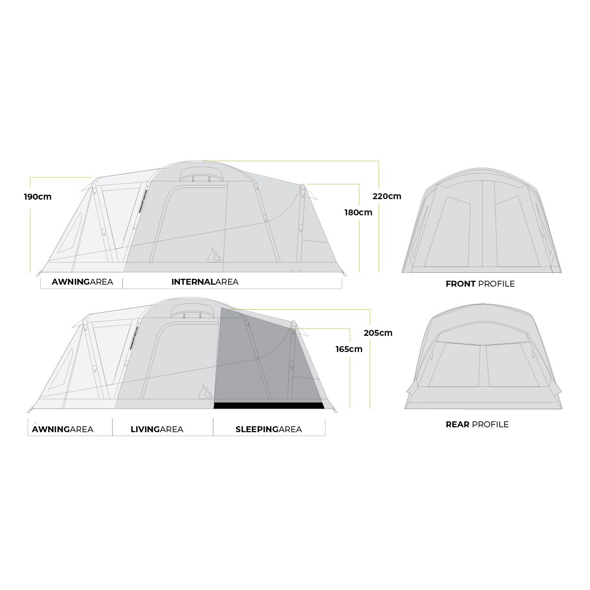 Zempire Aerodome I Pro V2 Tent Clearance