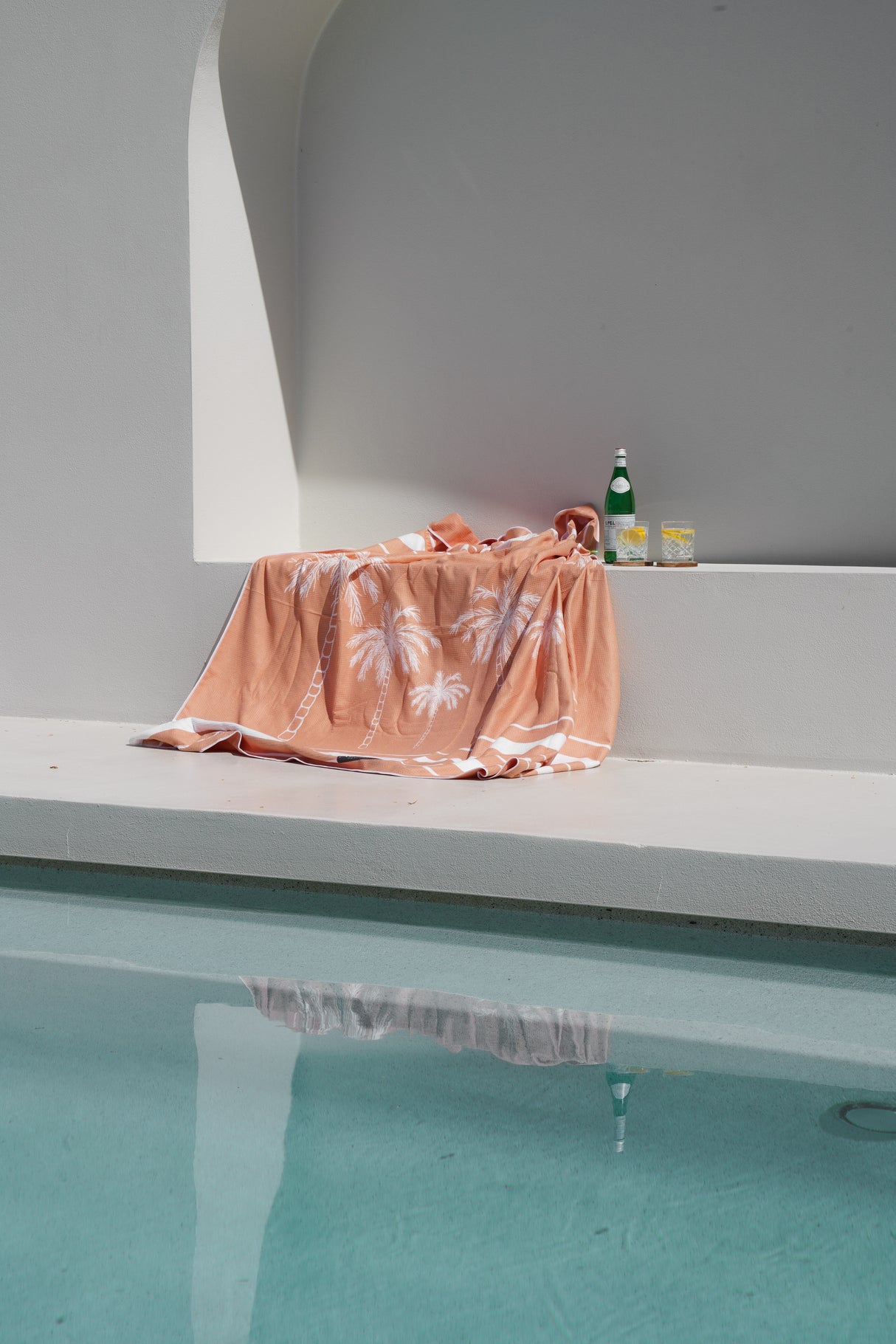 Sand Free Beach Towels Desert Palm Rust