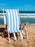 Alohra Bondi Reclining Beach Chair Stripe City Blue
