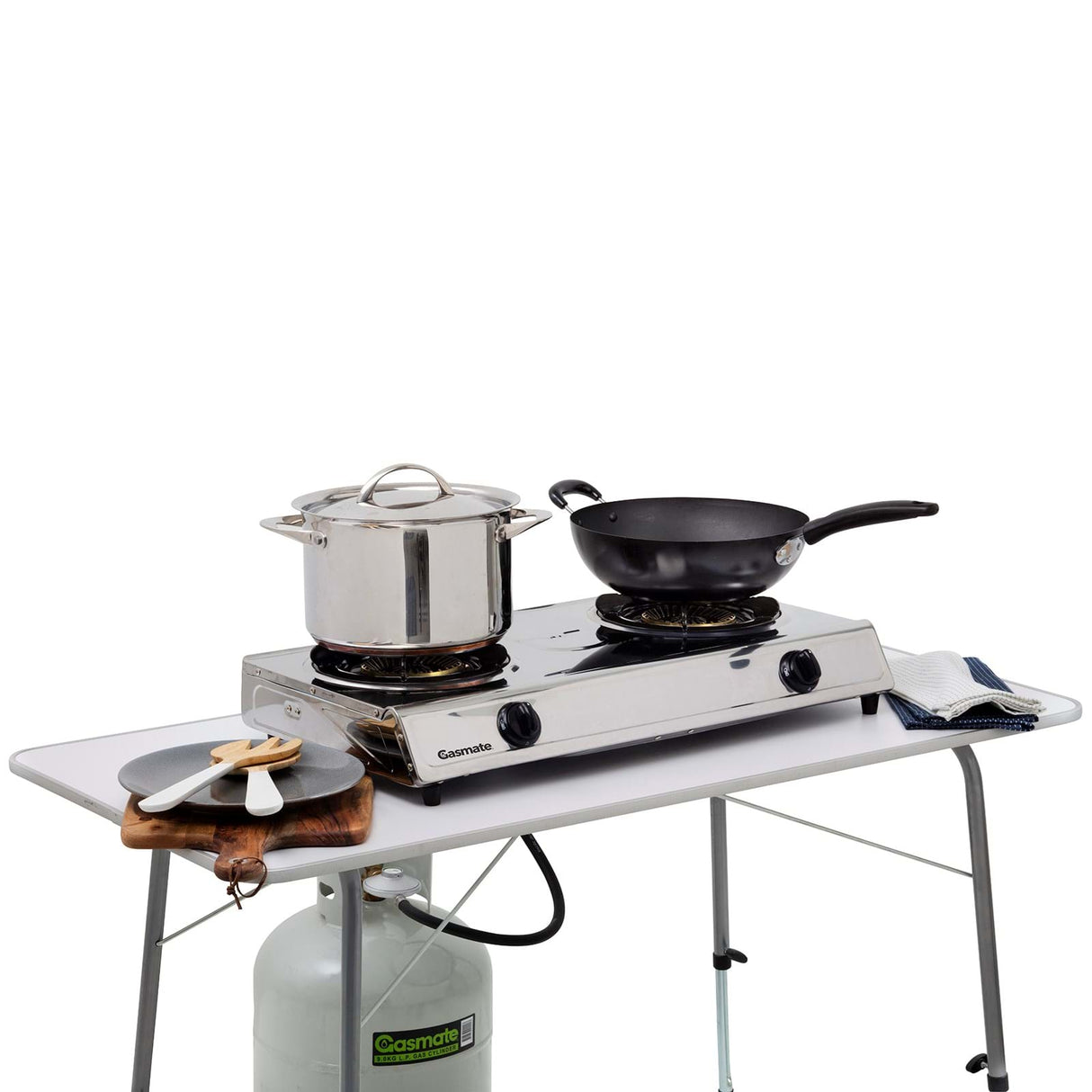 Gasmate Double Burner Wok Cooker