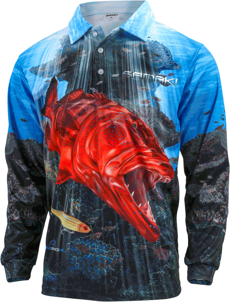 Samaki Coral Trout Adult Fishing Shirts