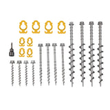 OZTRAIL SCREW-IN ALUMINIUM PEG 22 PIECE