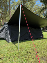 Trail-X O.G Xtreme Double Swag | 100mm Mat | Midnight Fly | 12V Light |Carry Bag