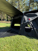 Trail-X Penthouse Xtreme King Swag | No Mattress | Midnight Fly | 12V Light |Carry Bag