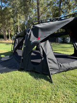 Trail-X Penthouse Xtreme King Swag | No Mattress | Midnight Fly | 12V Light |Carry Bag