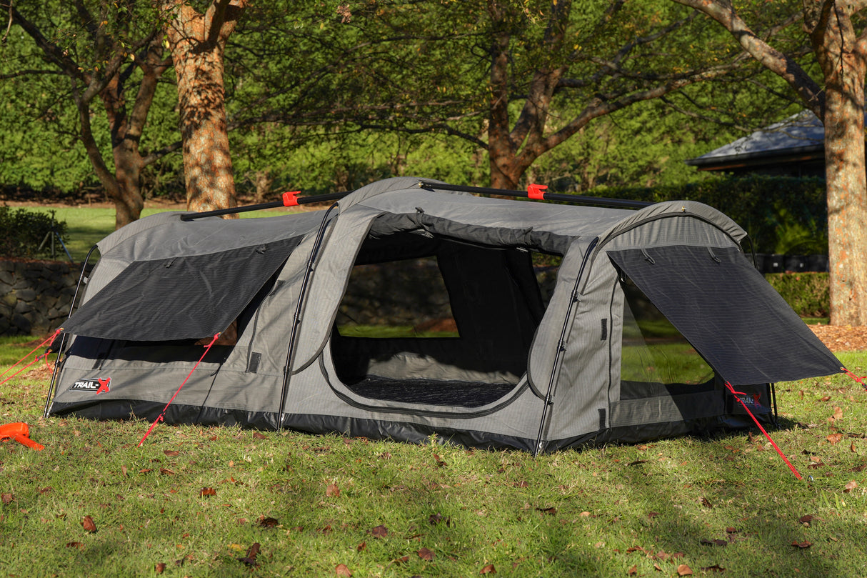 Trail-X O.G 1550 Double Swag + Queen Toastie Sleeping Bag Pack