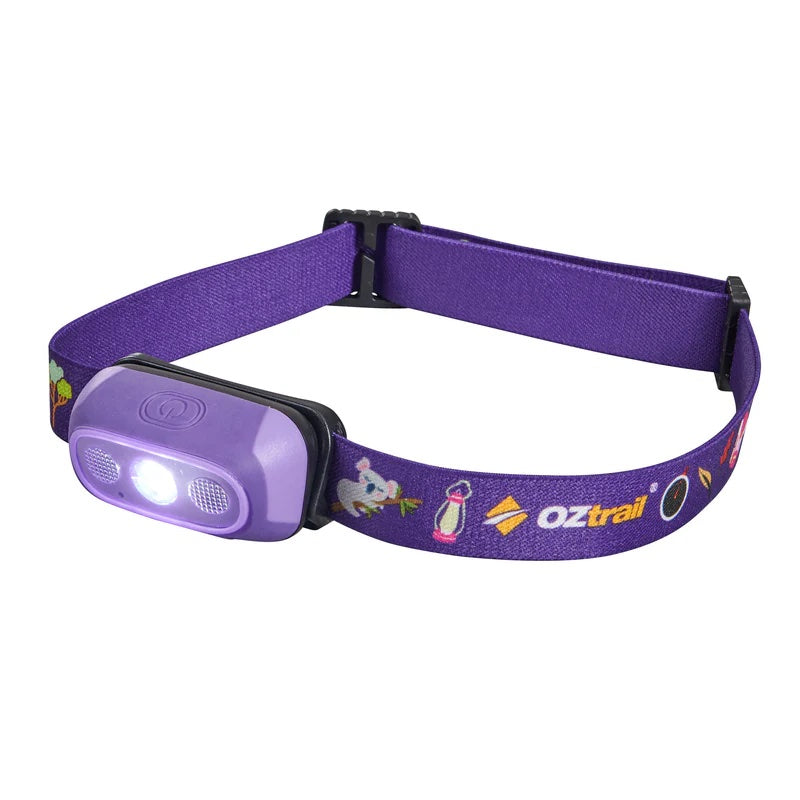 OZTRAIL LUMOS TWINKLE 80 LUMON PURPLE HEADLAMP