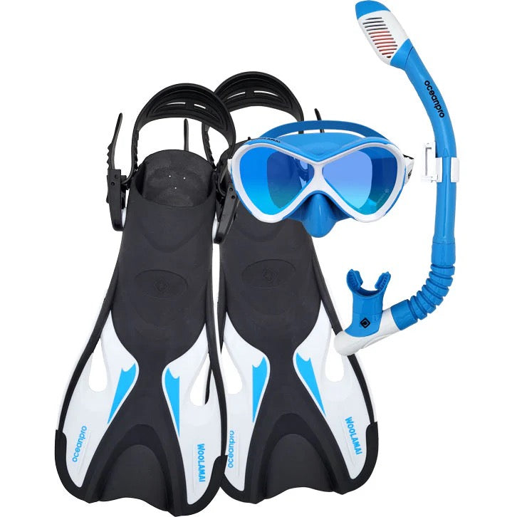 Ocean Pro Woolamai Junior Mask/Snorkel Fin Sets