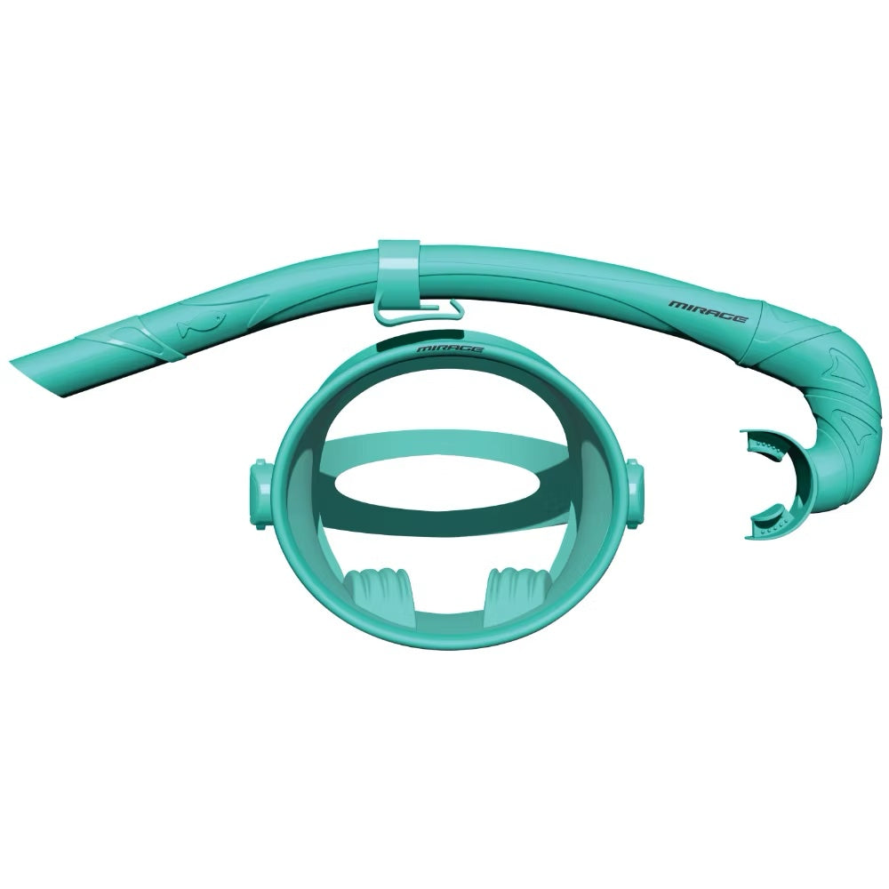 Mirage Oceania Adult Mask And Snorkel Set Aqua
