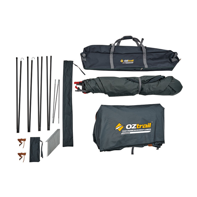 OZTRAIL FAST FRAME BLOCKOUT LUMOS TENT 4 PERSON