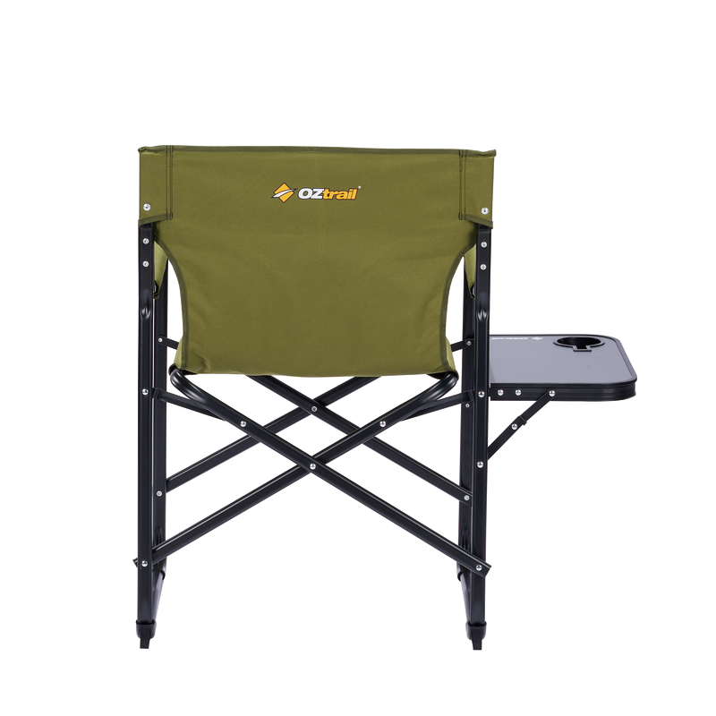 Oztrail Classic Directors Chair with Side Table