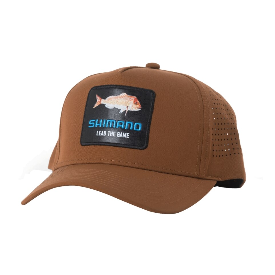 SHIMANO TRUCKER CAP LTG SNAPPER OAK