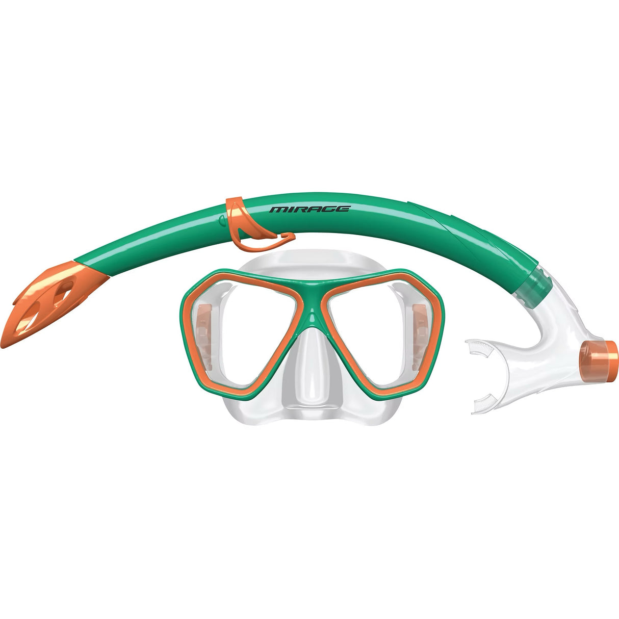 Mirage Splash Junior Mask And Snorkel Set Green