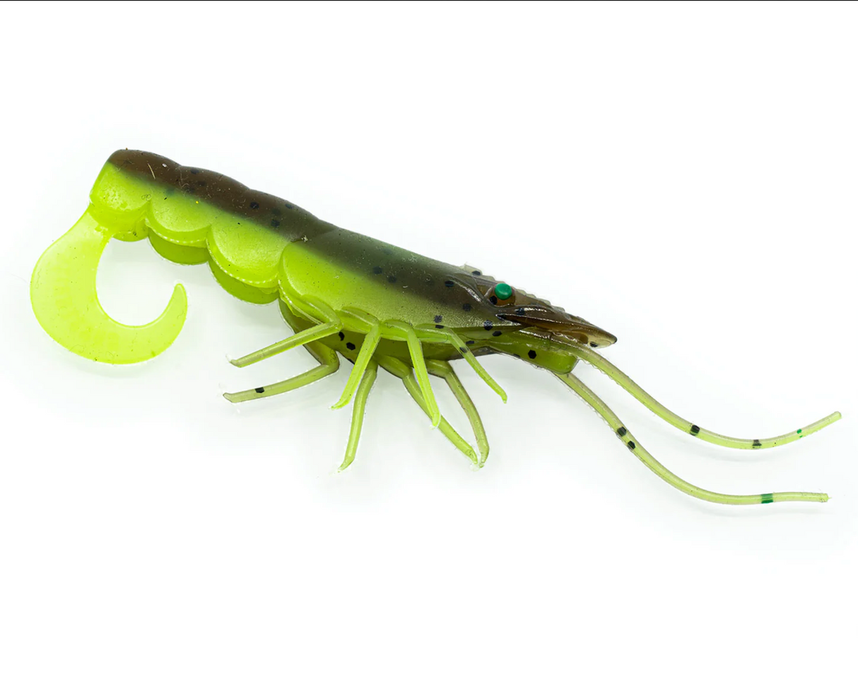 Chasebaits Curly Prawn 60mm Lures