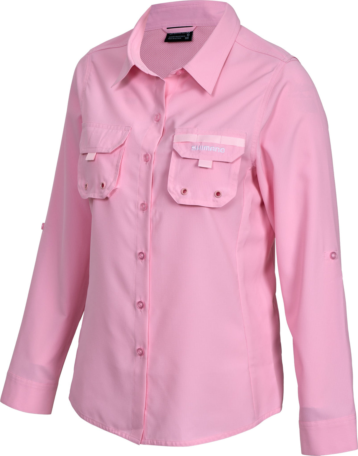 Shimano Ladies Vented Shirts Pink