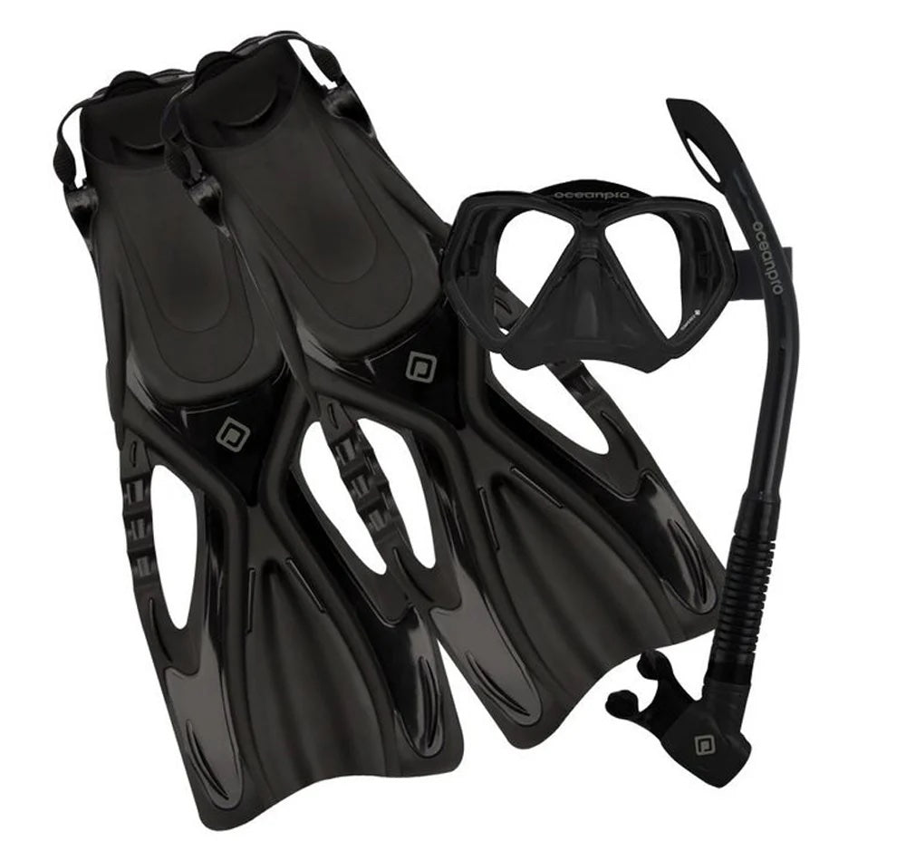 Ocean Pro Ceduna Mask Snorkel & Fin Adult Sets