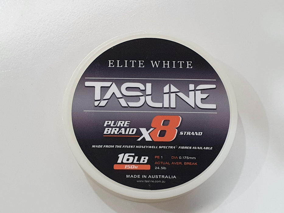 Tasline Elite White 150m Spools