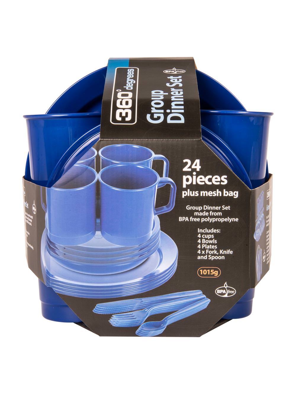 360 Degrees Group Dinner Set 24pce