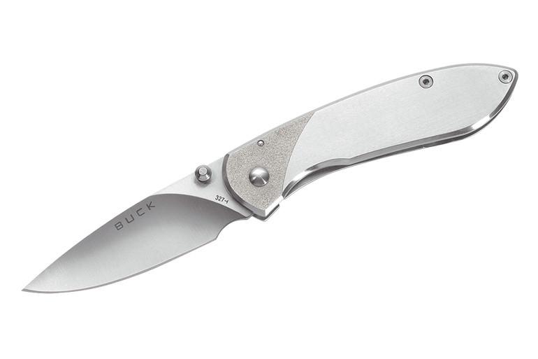 Buck Nobile Brushed Stainless 327SSS Knife