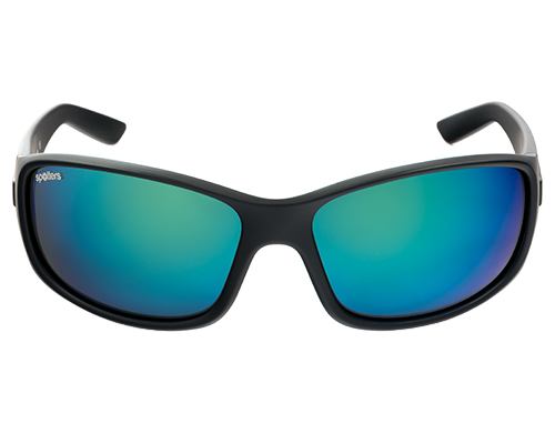 Spotters Combat Matt Black Frame Sunglasses