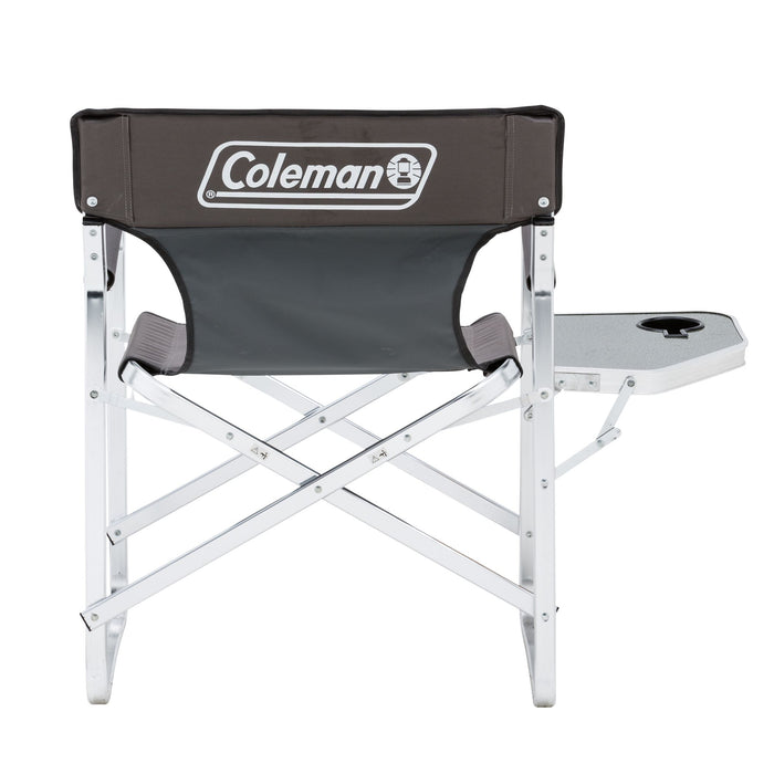 Coleman Flat Fold Directors Plus Chair Grey
