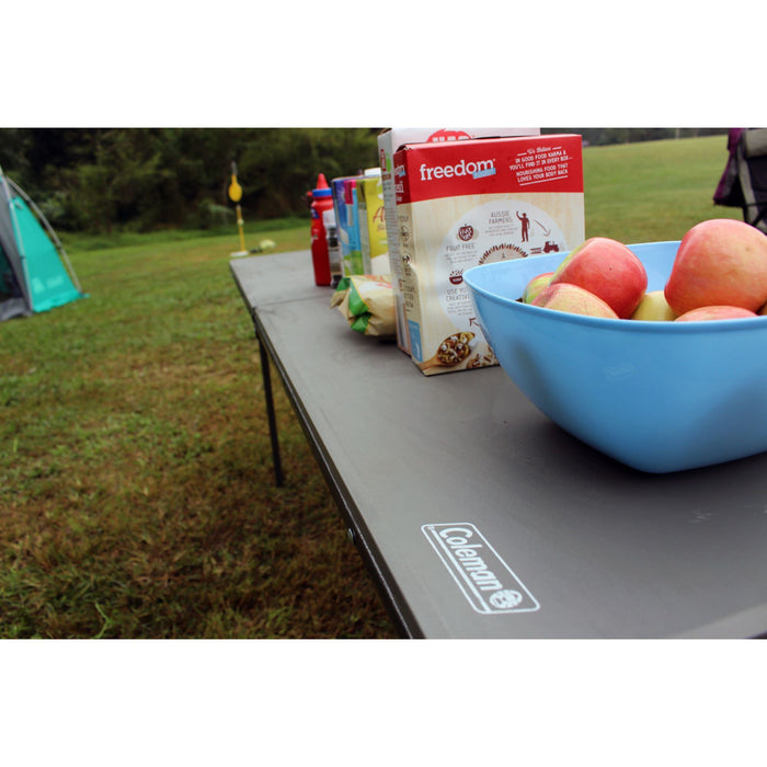 Coleman fold in half table hotsell
