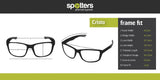 Spotters Cristo Gloss Black Frame Sunglasses