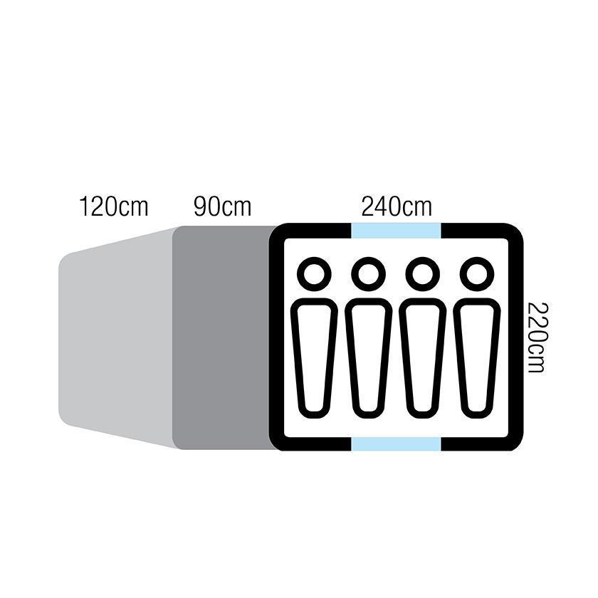 Oztrail Tasman 4V Plus Dome Tent 2020 Model